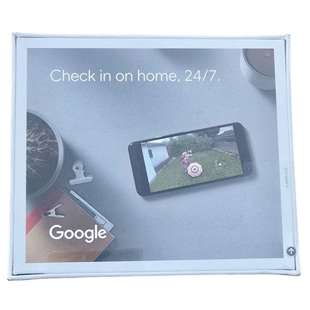 Google Nest Cam Outdoor or Indoor Battery Smart Security Camera White G3AL9